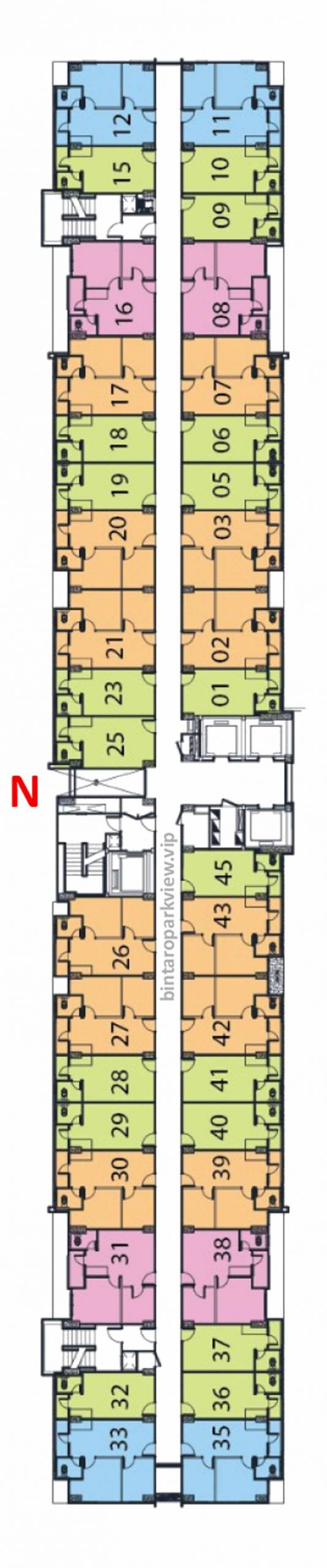 Floor Plan Apartemen Bintaro Parkview