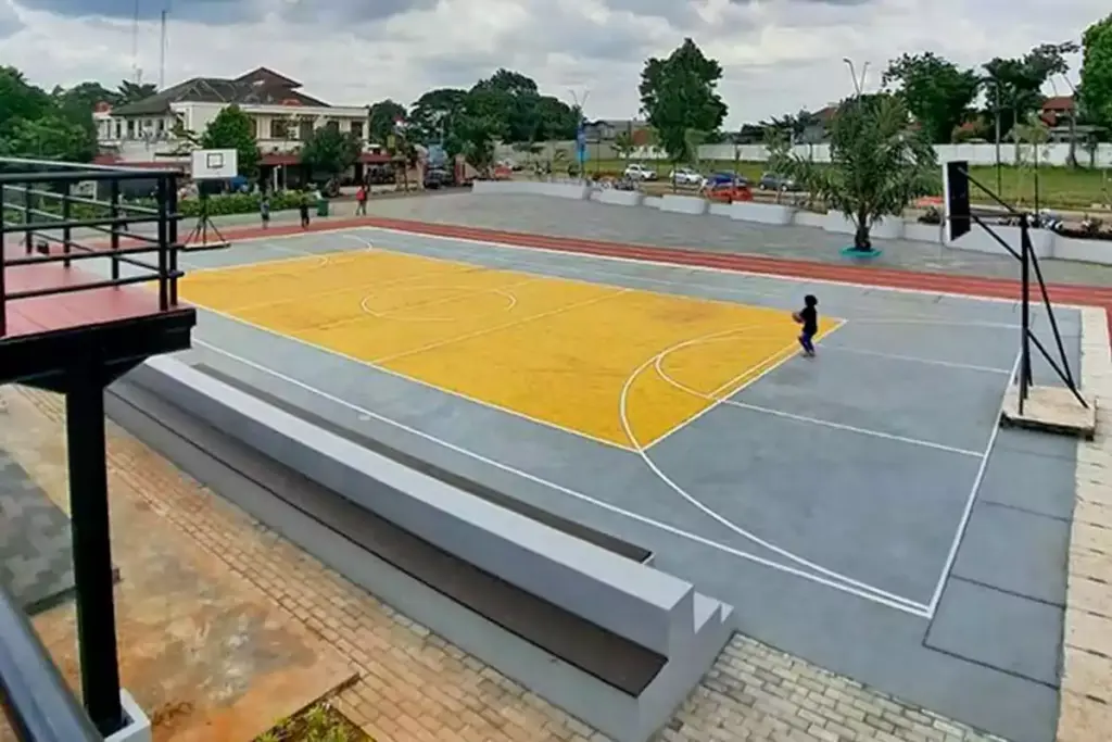 Fasilitas Lapangan Basket Alun Alun Pondok Aren Bintaro